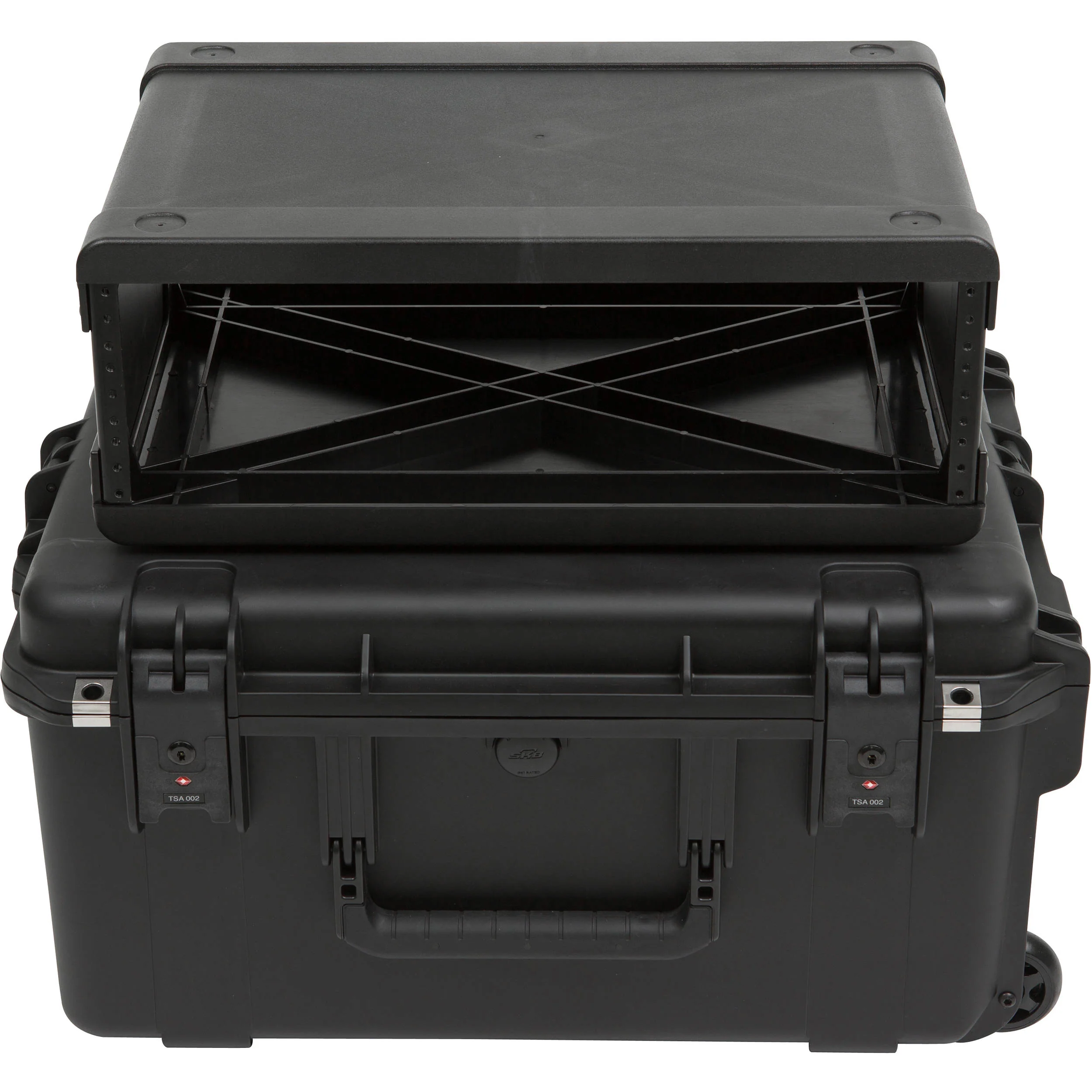 SKB iSeries Injection-Molded 13" Fly Rack with Wheels (2 RU) - Image 18