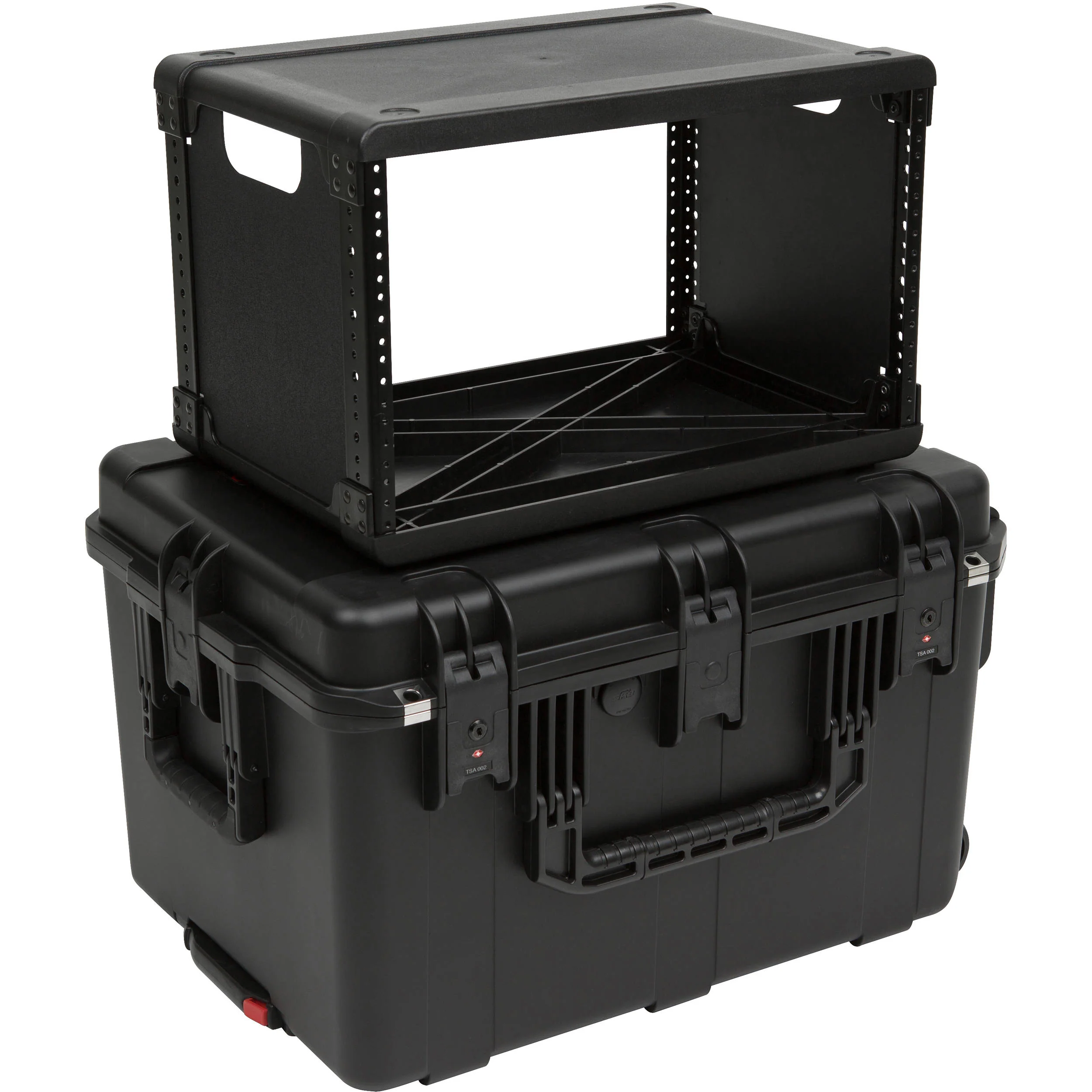 SKB iSeries Injection-Molded 13" Fly Rack with Wheels (2 RU) - Image 20