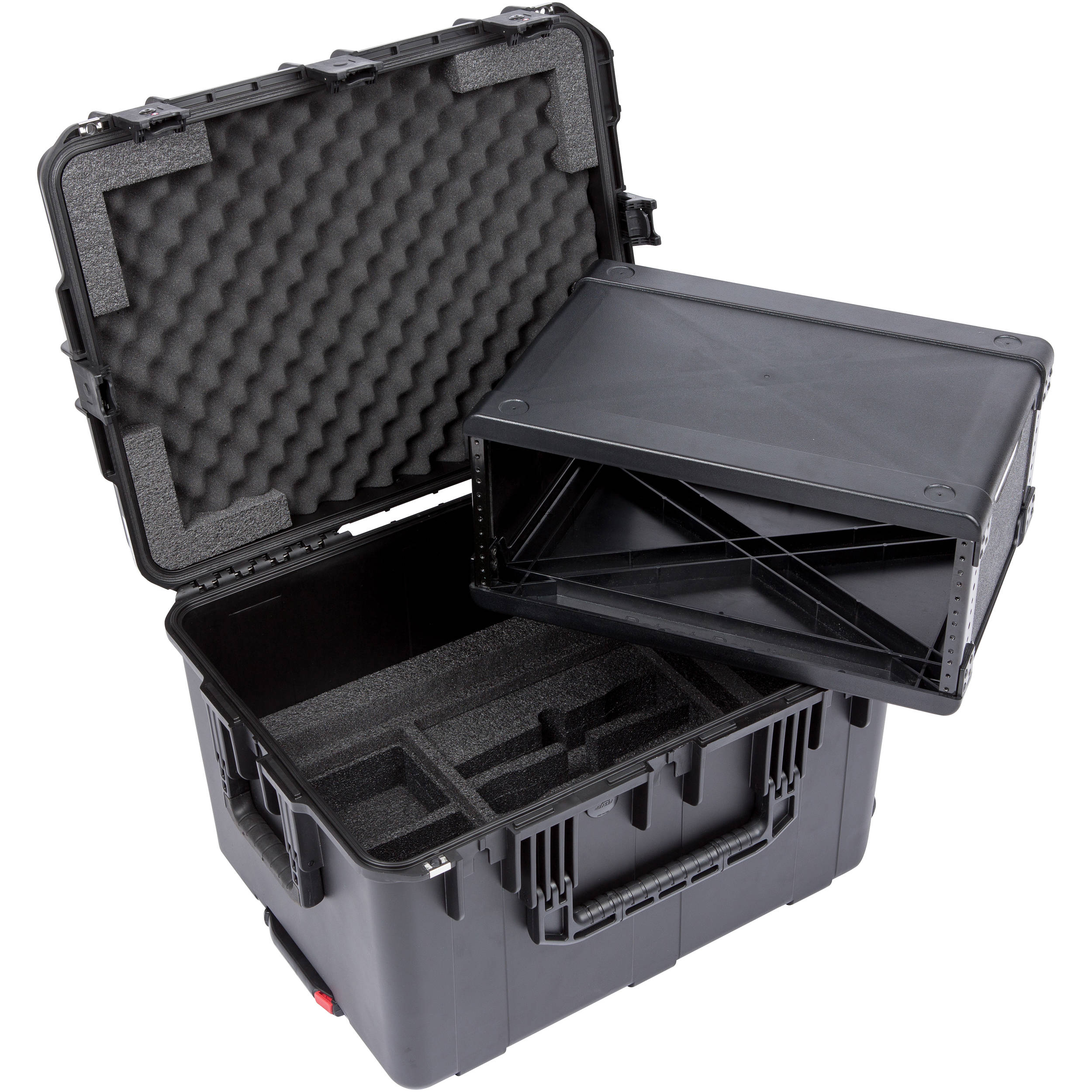 SKB iSeries Injection-Molded 13" Fly Rack with Wheels (2 RU) - Image 21