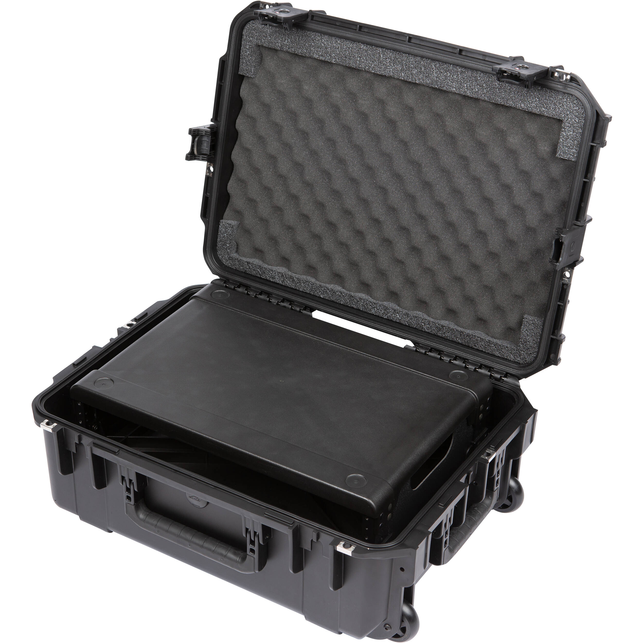 SKB iSeries Injection-Molded 13" Fly Rack with Wheels (2 RU) - Image 7