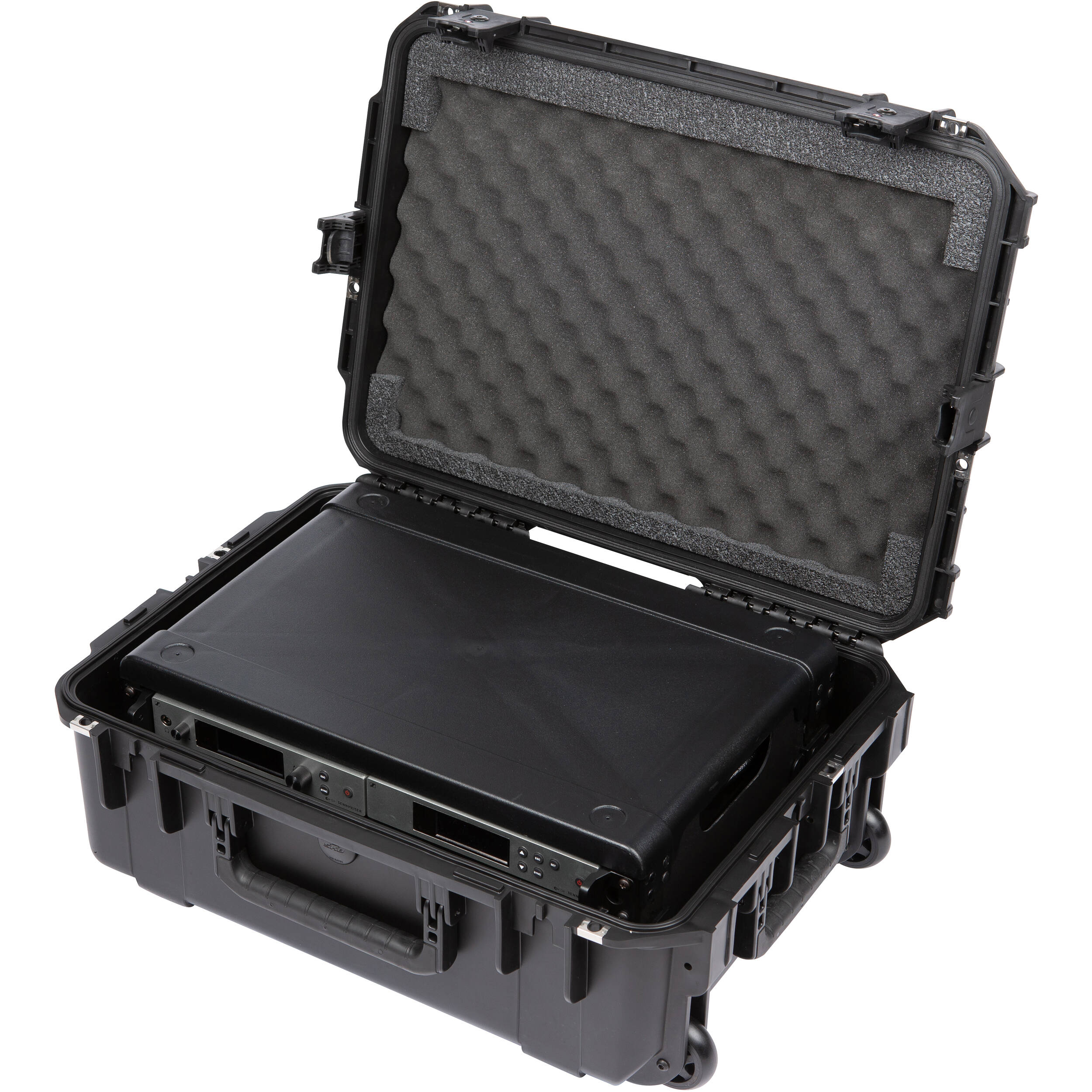 SKB iSeries Injection-Molded 13" Fly Rack with Wheels (2 RU) - Image 8