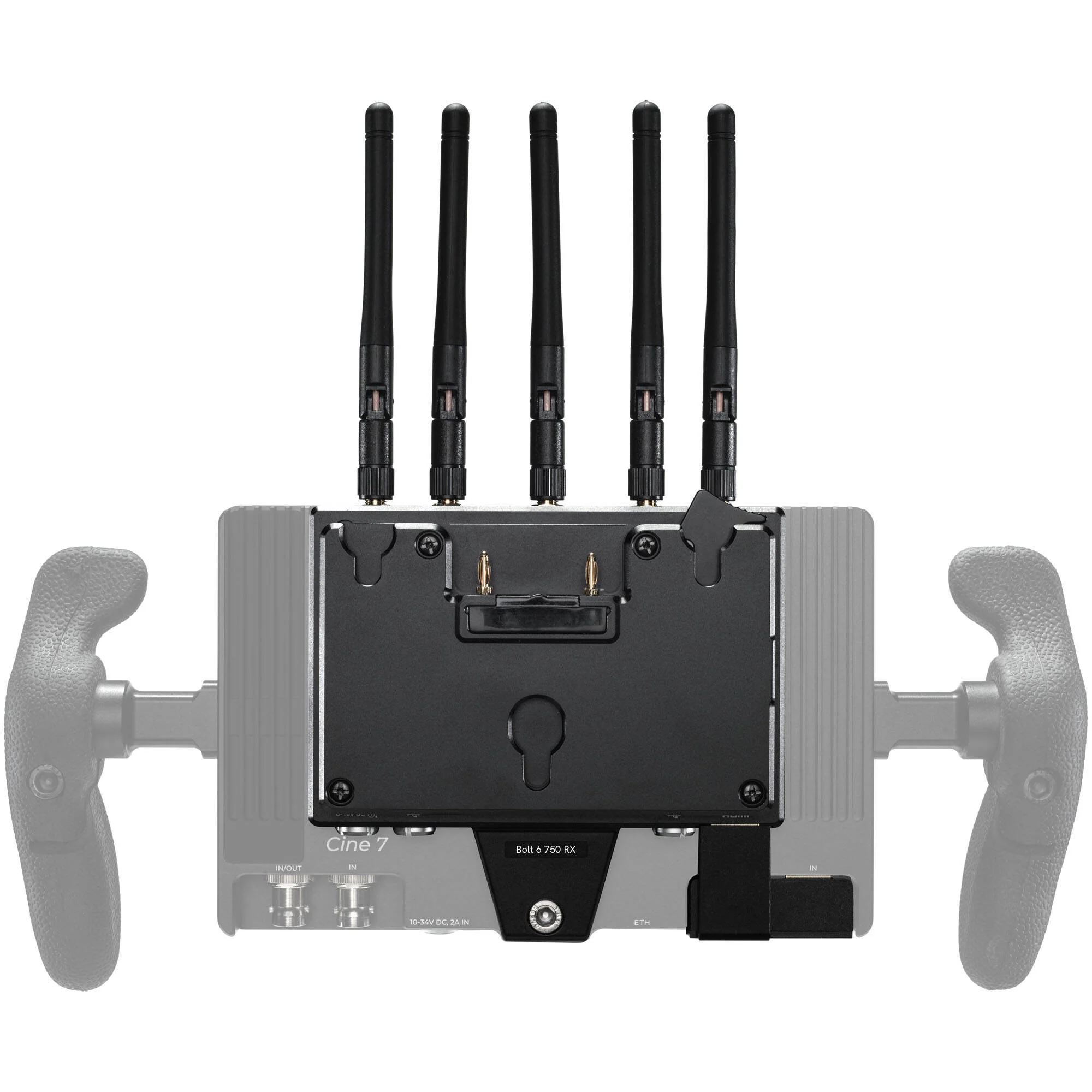 SmallHD INDIE 7 RED RCP2 Monitor for KOMODO/DSMC3 with Bolt 6 750 Receiver Handheld Kit (Gold Mount) - Image 3