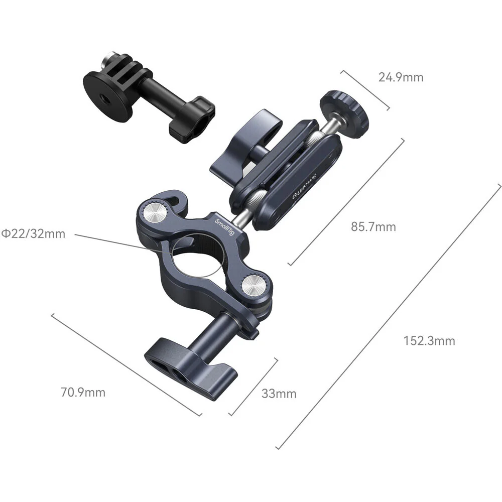 SmallRig Action Camera Handlebar Clamp - Image 2