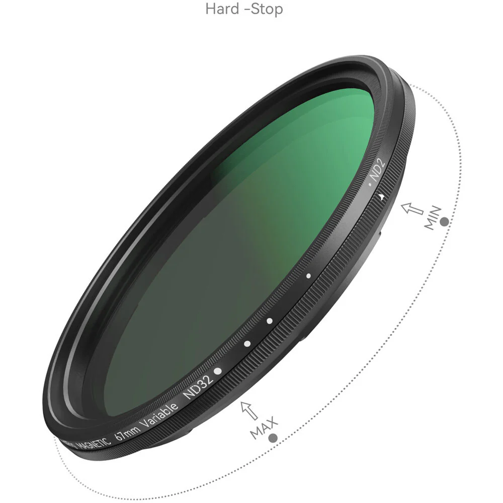SmallRig Attachable VND Filter with T-Mount Adapter (67mm, 1 to 5-Stop) - Image 3