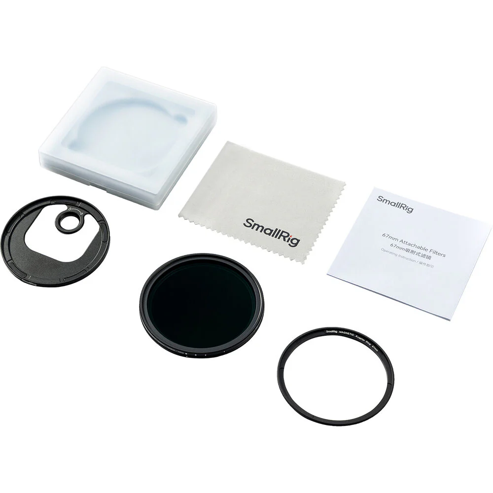 SmallRig Attachable VND Filter with T-Mount Adapter (67mm, 1 to 5-Stop) - Image 7