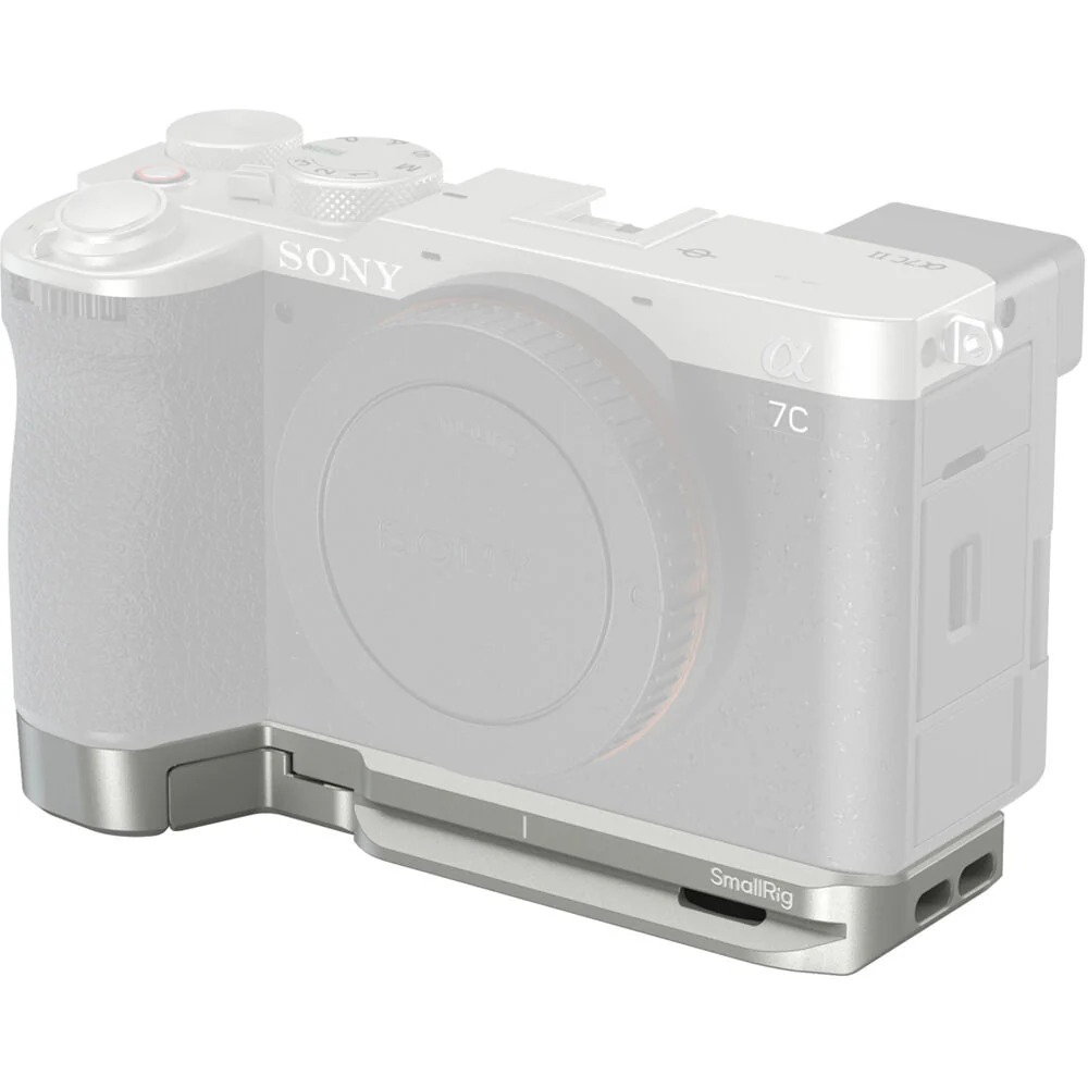 SmallRig Baseplate with AirTag Slot for Sony a7C II and a7CR (Silver)