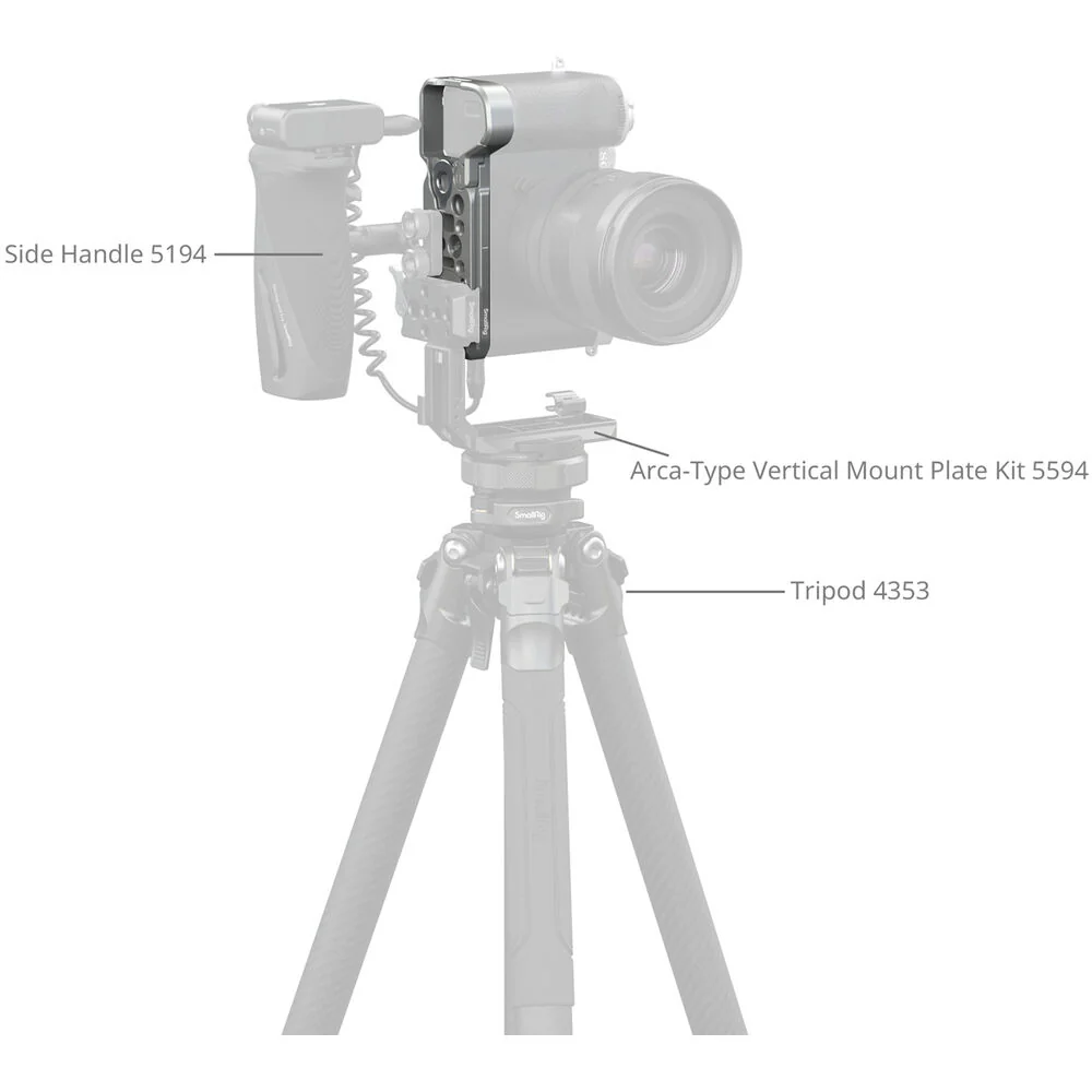 SmallRig Baseplate with AirTag Slot for Sony a7C II and a7CR (Silver) - Image 6