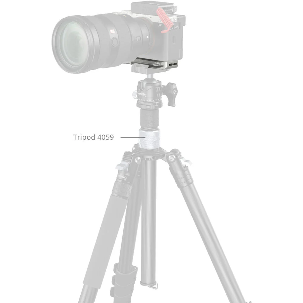 SmallRig Baseplate with AirTag Slot for Sony a7C II and a7CR (Silver) - Image 7
