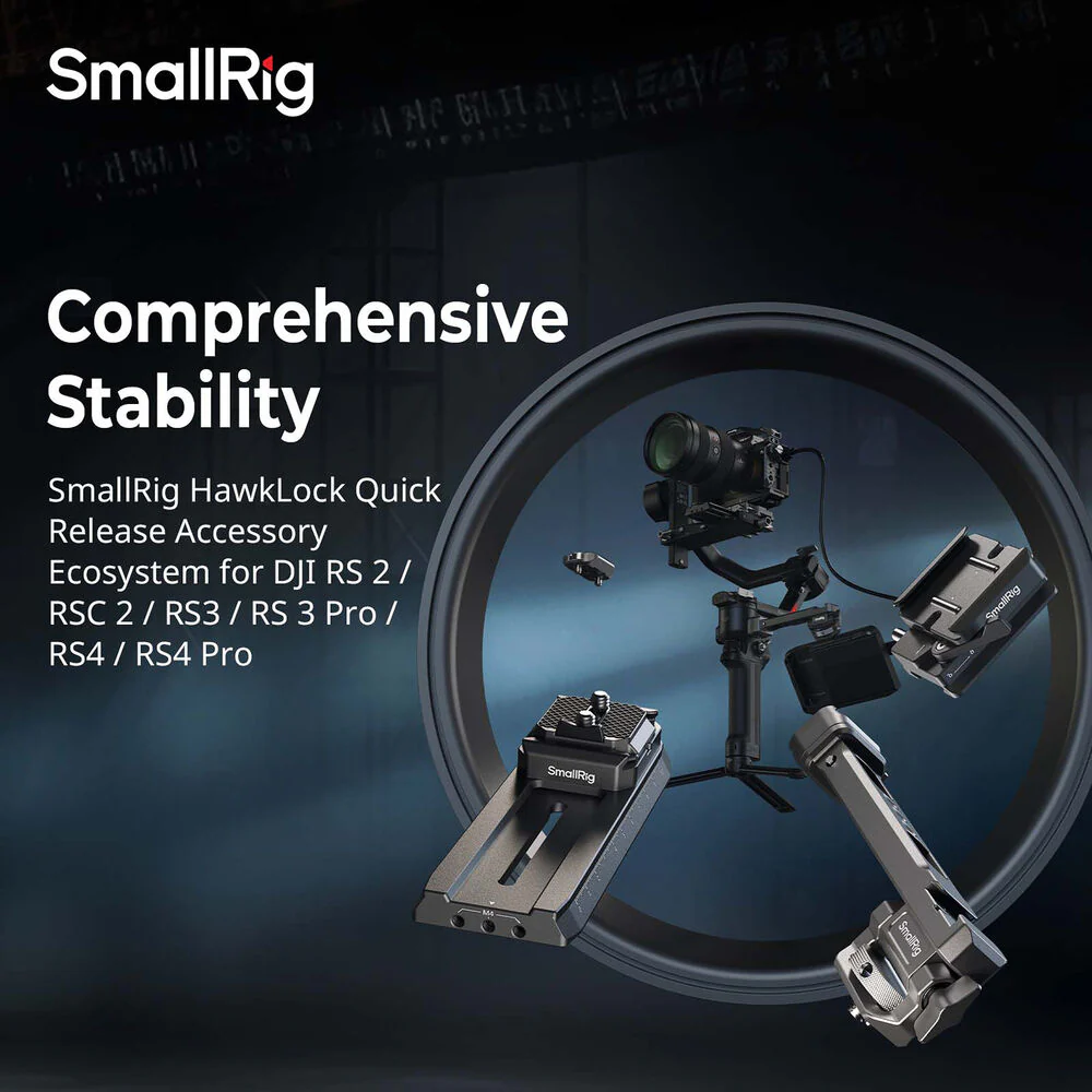 SmallRig HawkLock H21 Quick Release Mini NATO Rail for DJI Stabilizers - Image 7