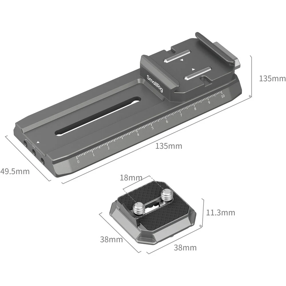 SmallRig HawkLock H38 Manfrotto Quick Release Plate for DJI Stabilizers - Image 3