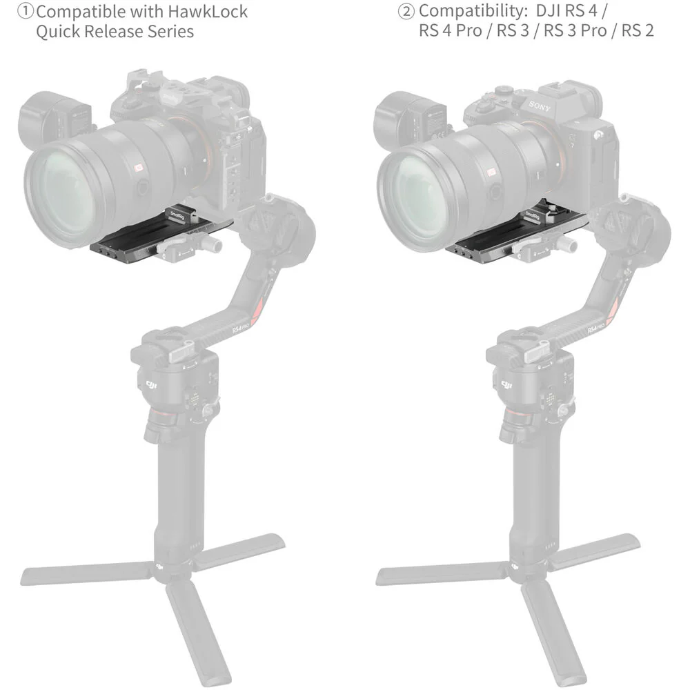 SmallRig HawkLock H38 Manfrotto Quick Release Plate for DJI Stabilizers - Image 4