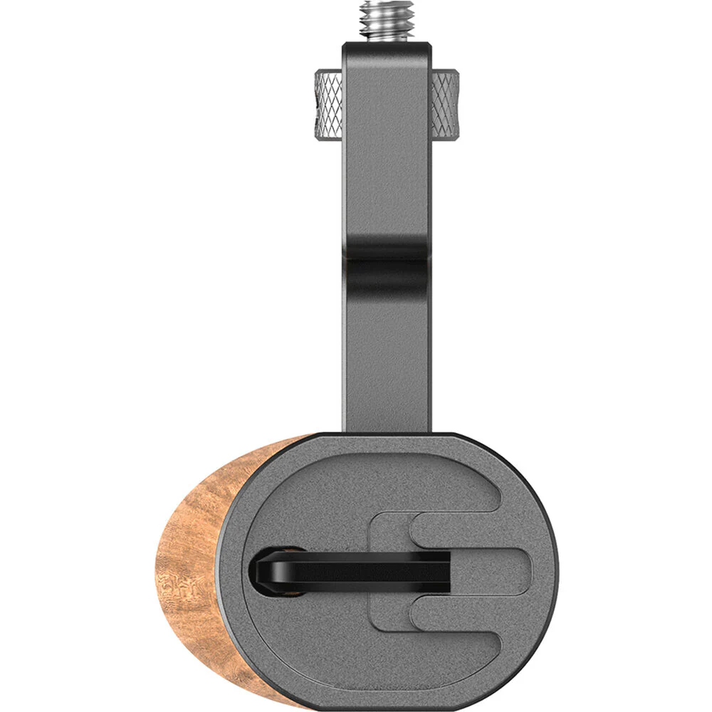SmallRig Mini Wood Side Handle with Dual 1/4"-20 Screw Mount - Image 4