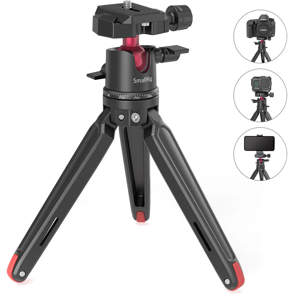 SmallRig Tabletop Mini Tripod with Panoramic Ball Head - Image 3