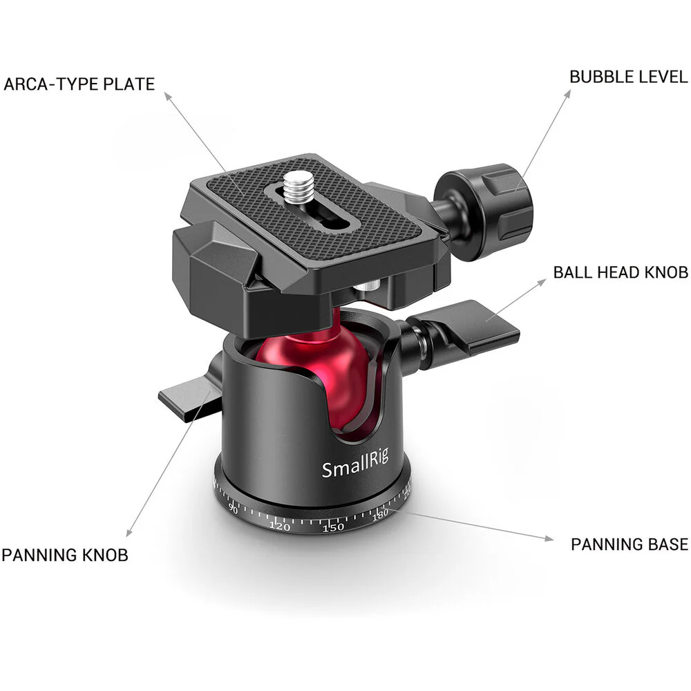 SmallRig Tabletop Mini Tripod with Panoramic Ball Head - Image 7