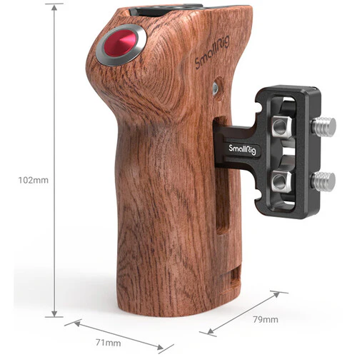 SmallRig Threaded Side Handle with Record Start/Stop Remote Trigger - Image 3
