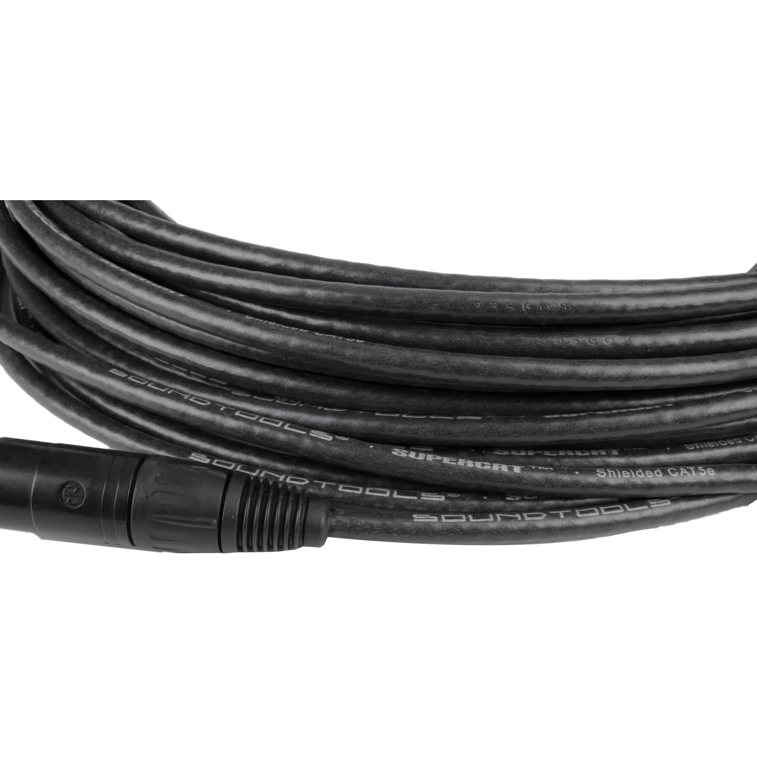 SoundTools SuperCAT Shielded CAT5e EtherCON Cable (Black, 50') - Image 3