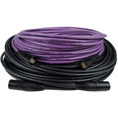 SoundTools SuperCAT Shielded CAT5e EtherCON Cable (Black, 50') - Image 4