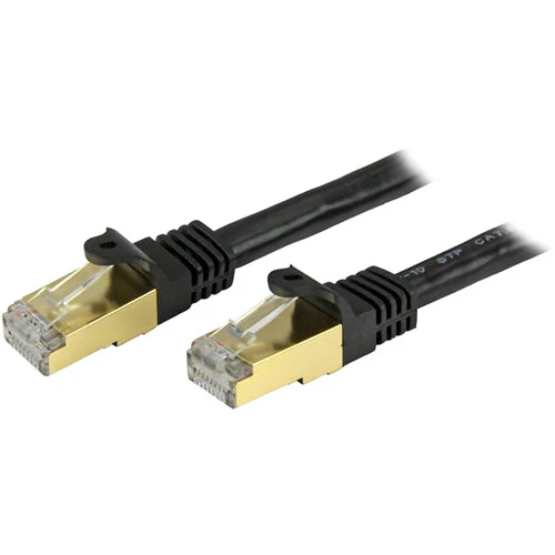 StarTech Cat 6a 10GbE RJ-45 Cable (7', Black)
