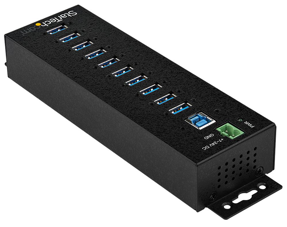 Startech HB30A10AME Hub 10 Port Industrial USB 3.0 Mains Powered - Image 2