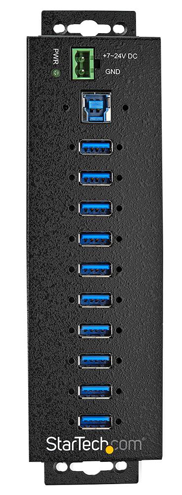 Startech HB30A10AME Hub 10 Port Industrial USB 3.0 Mains Powered - Image 3