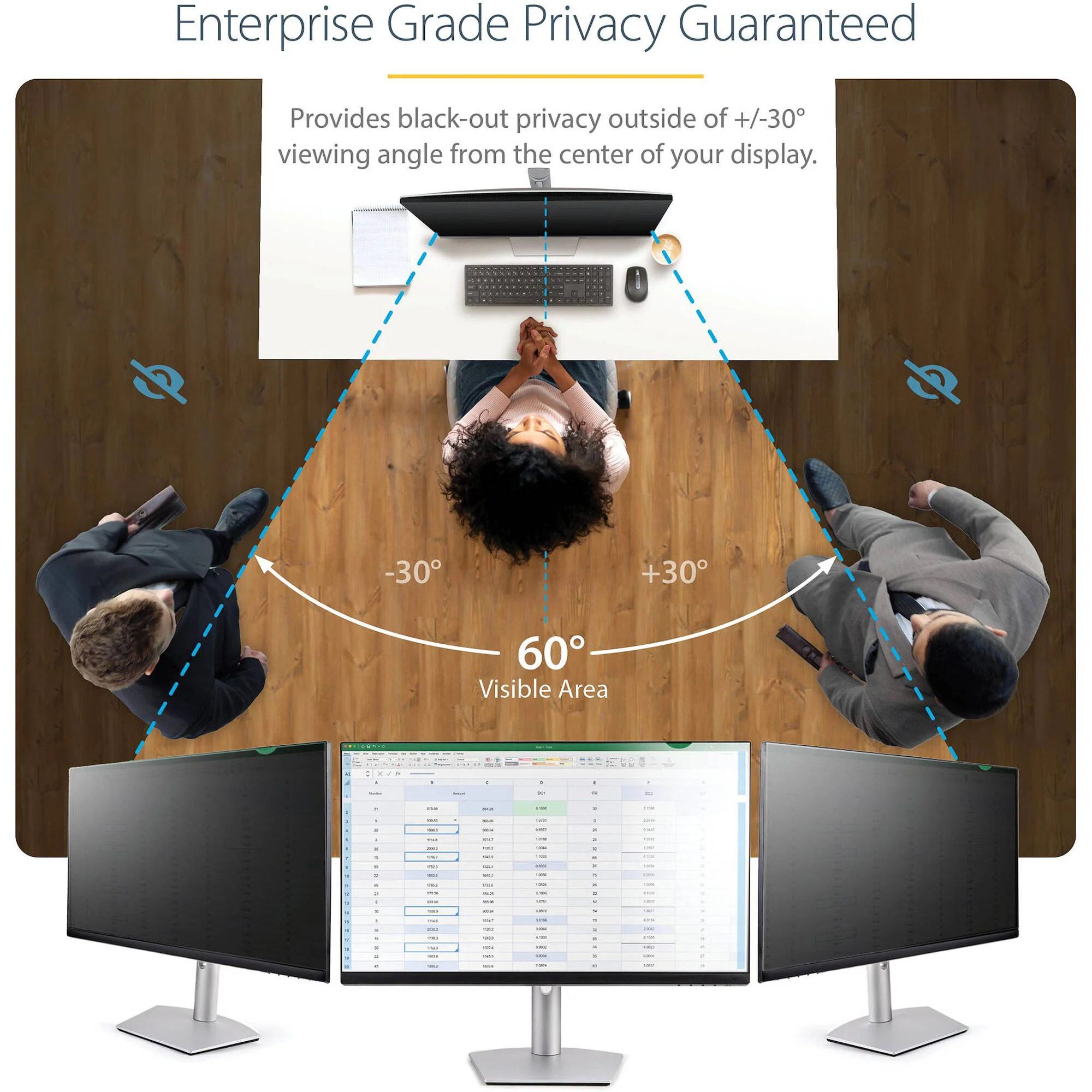 StarTech Monitor Privacy Screen for 34" 21:9 Ultrawide Displays - Image 3