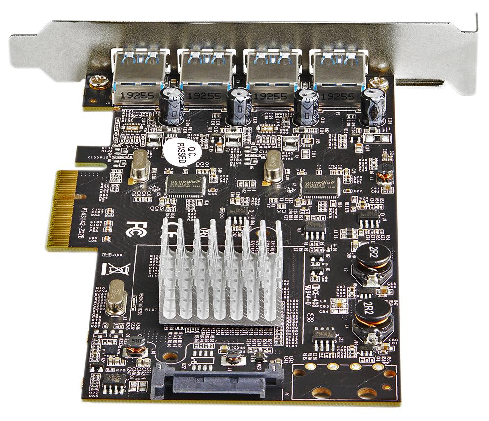Startech PEXUSB314A2V2 PEXUSB314A2V2 USB Interface PCI Express 2.0 4 Port 10 Gbps - Image 3