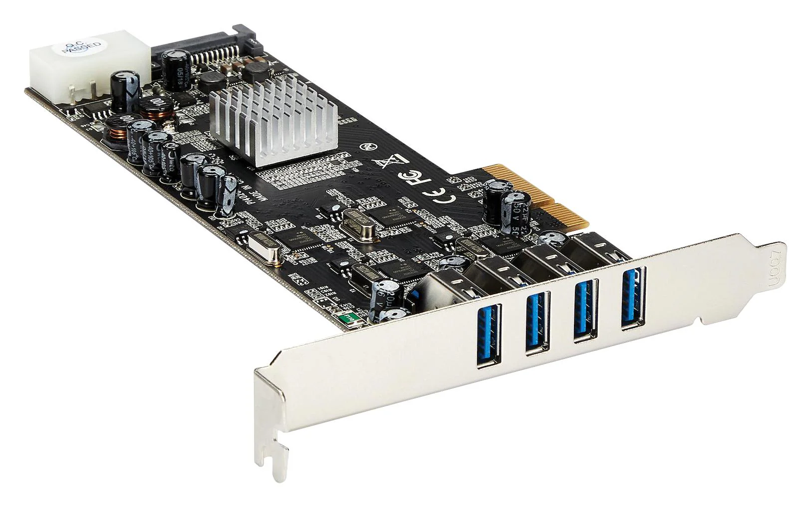 Startech PEXUSB3S44V PEXUSB3S44V PCI Express Adapter Card 4 Port USB 3.0 0 °C to 50 Black New