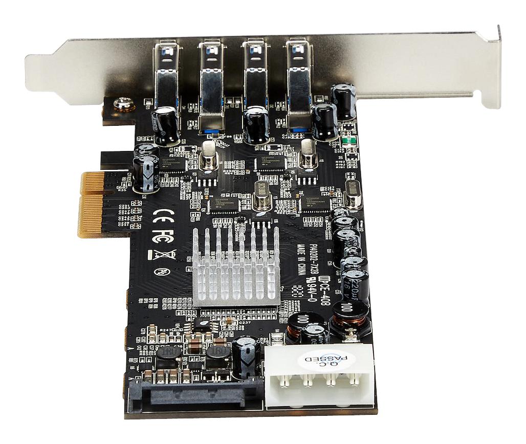Startech PEXUSB3S44V PEXUSB3S44V PCI Express Adapter Card 4 Port USB 3.0 0 °C to 50 Black New - Image 2