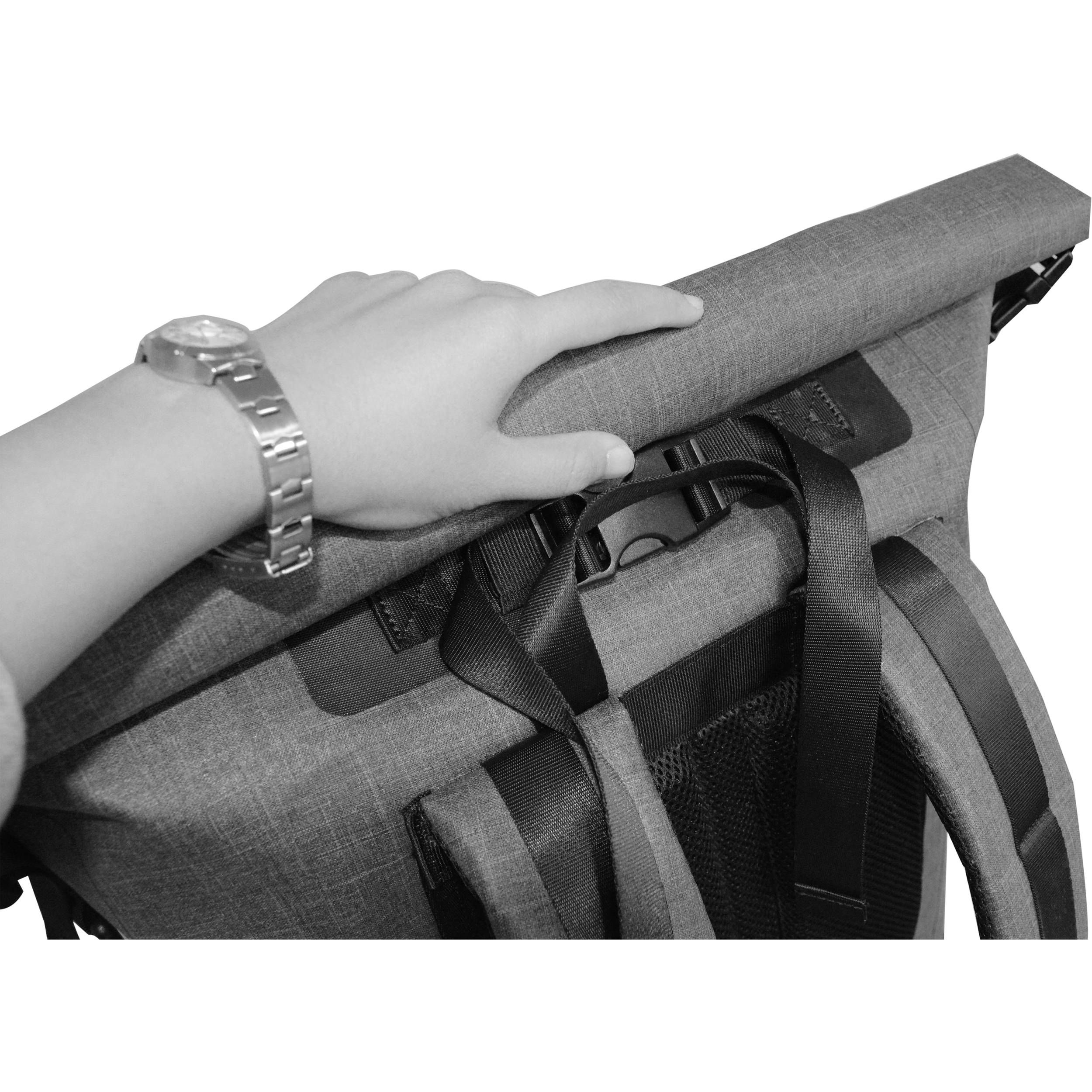 Sublue US Multifunctional Dry Backpack 30L (Whale Gray) - Image 8