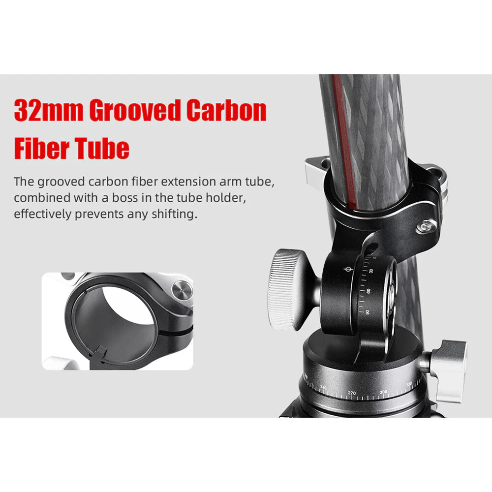 Sunwayfoto CCB-01 Carbon Tripod Extension Arm (16") - Image 6