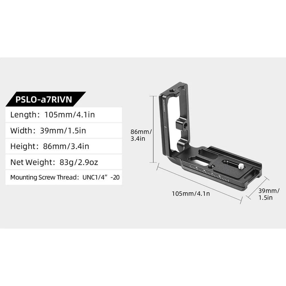 Sunwayfoto Dedicated L-Bracket for Sony a7R IV - Image 4