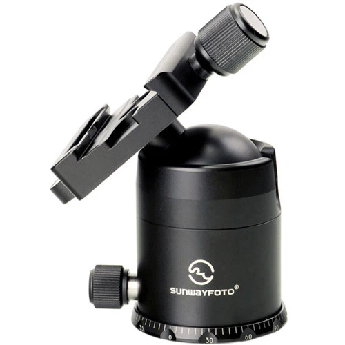 Sunwayfoto FB-44MAC14 Ball Head with Manfrotto/Arca Compatible Clamp - Image 2