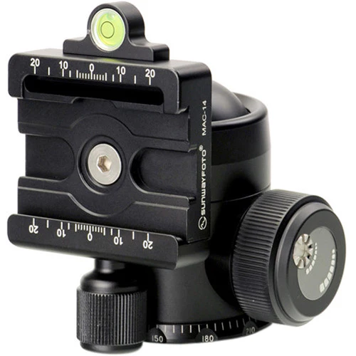 Sunwayfoto FB-44MAC14 Ball Head with Manfrotto/Arca Compatible Clamp - Image 3