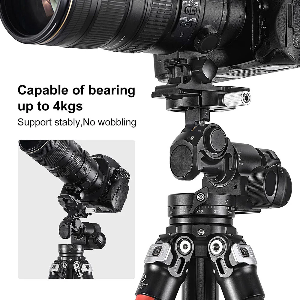 Sunwayfoto GH-PROIIS Geared Tripod Head - Image 4