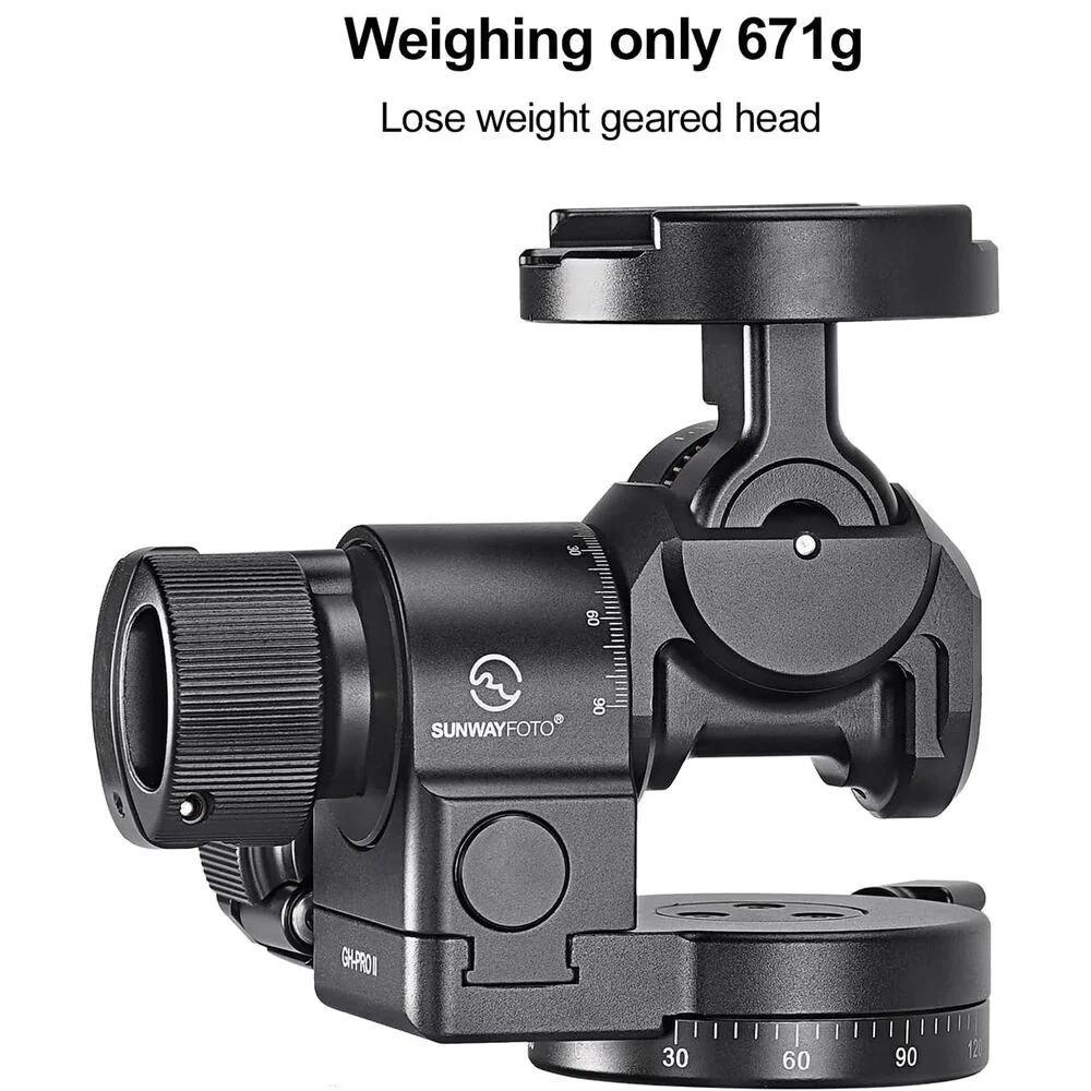 Sunwayfoto GH-PROIIS Geared Tripod Head - Image 6
