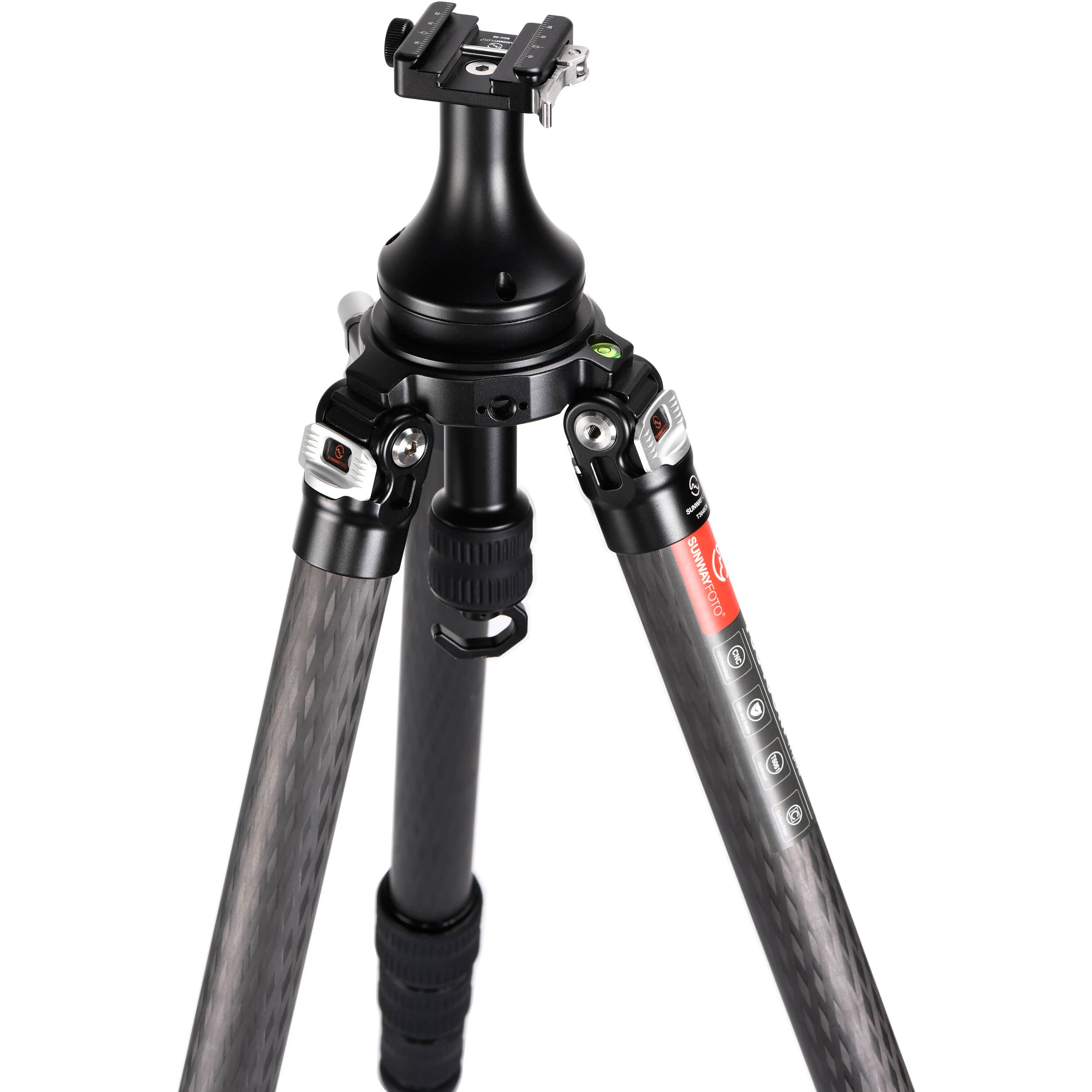 Sunwayfoto TA-75LLC 75mm Tripod Half Ball Bowl Adapter with Raised Arca QR Platform - Image 3