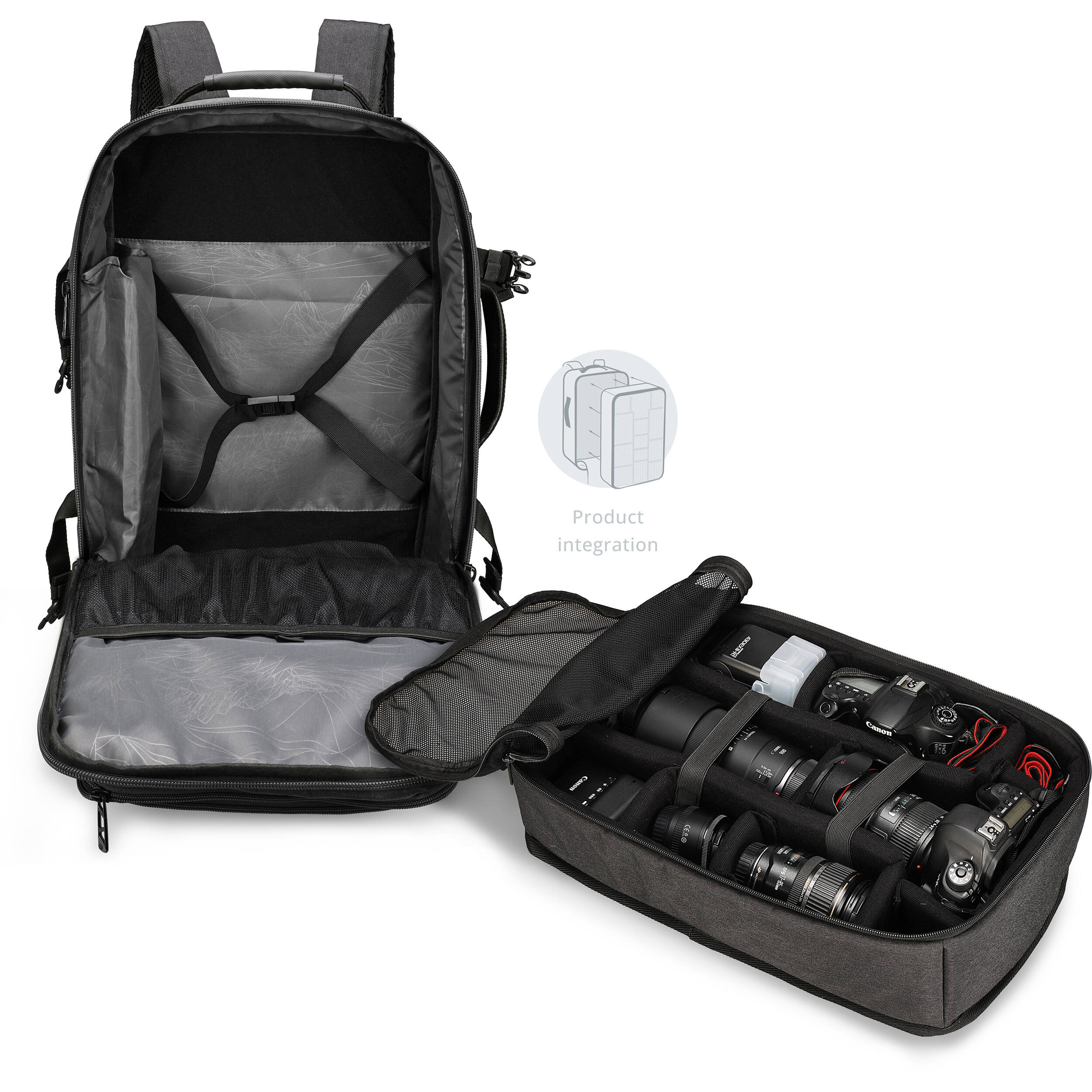 Swissdigital Berg Pro XL Camera Backpack (Black, 37L) - Image 7