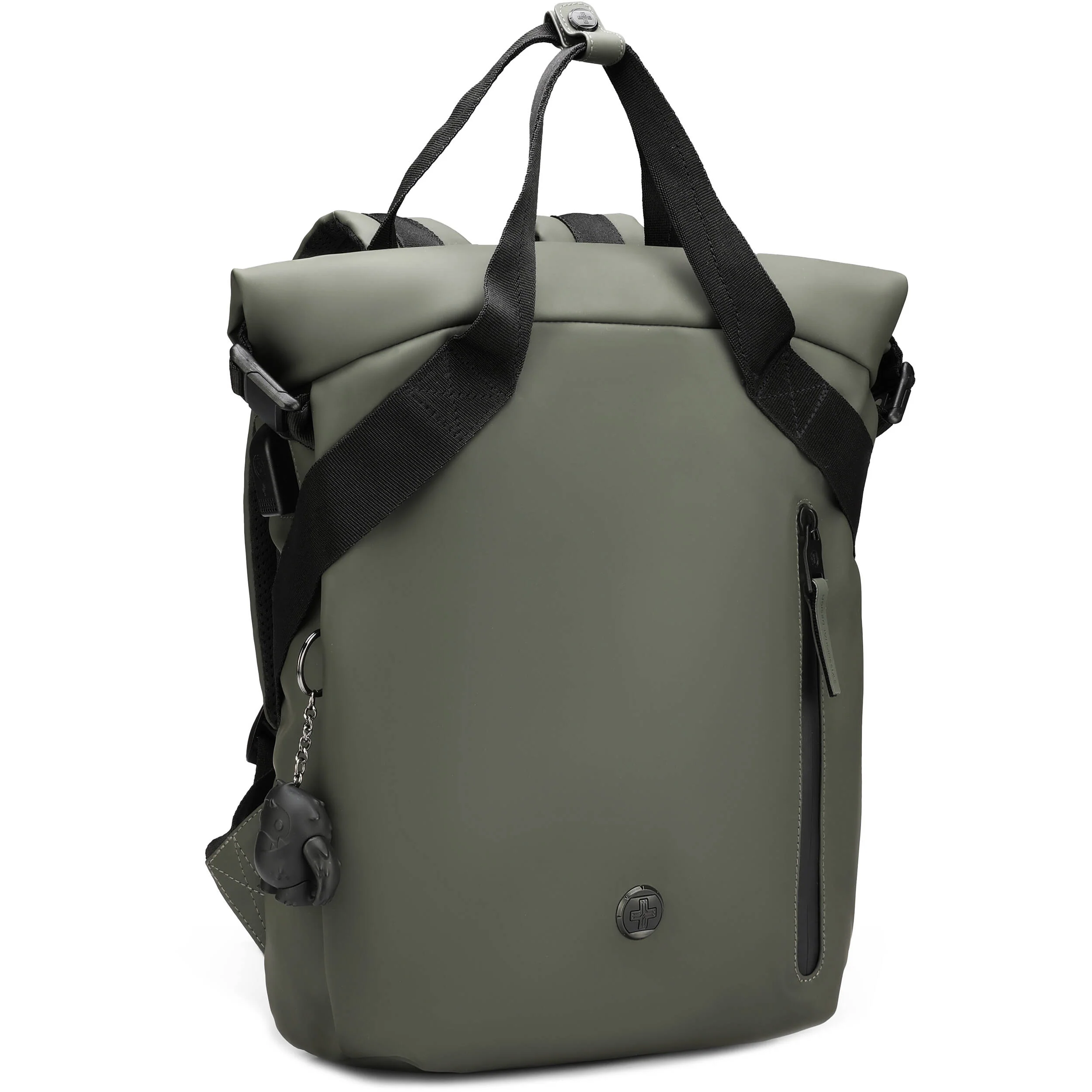Swissdigital LAMONE Rolltop Backpack (Dark Green, 13L)