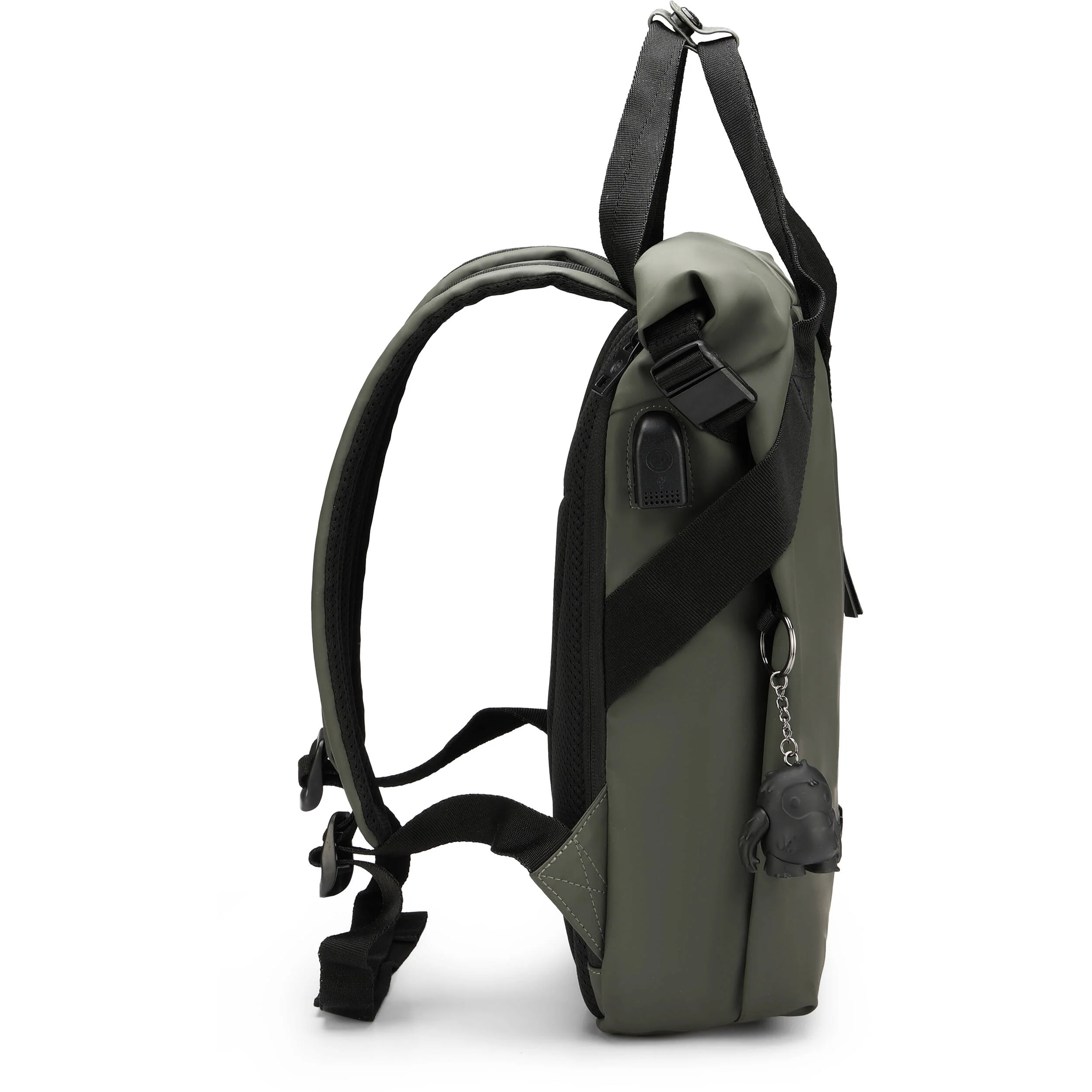 Swissdigital LAMONE Rolltop Backpack (Dark Green, 13L) - Image 6