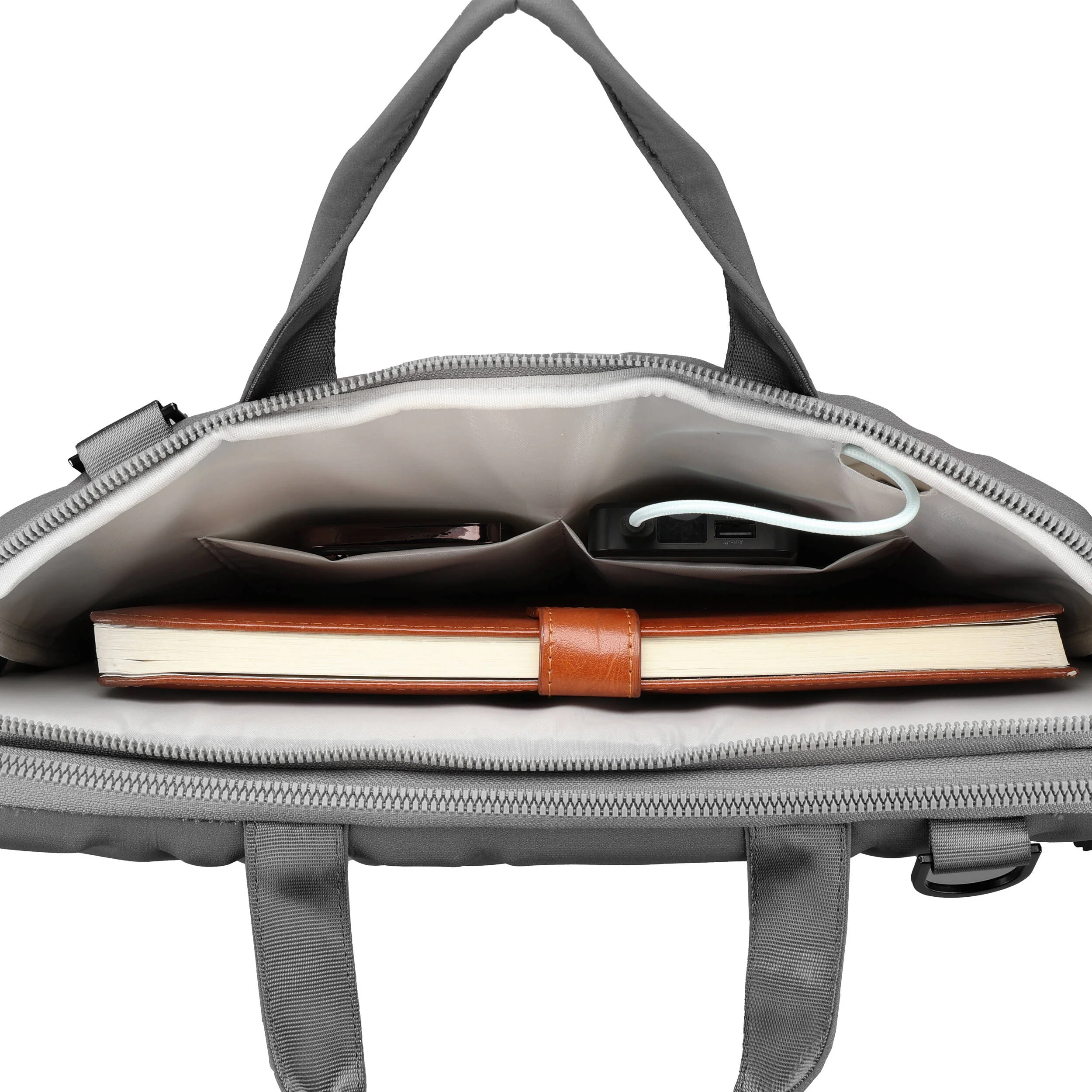 Swissdigital VACALLO 14" Laptop Sleeve (Light Gray) - Image 5