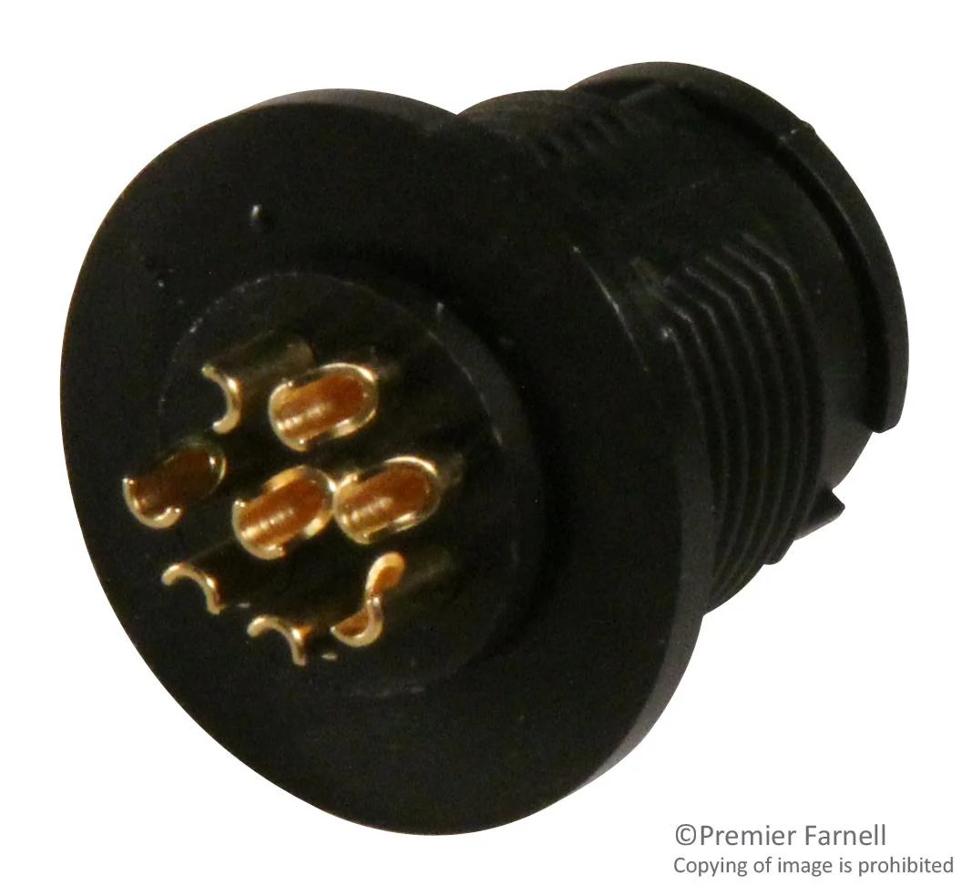 SWITCHCRAFT/CONXALL 7282-8PG-300 Circular Connector Plug Size 20 8 Position Panel - Image 2