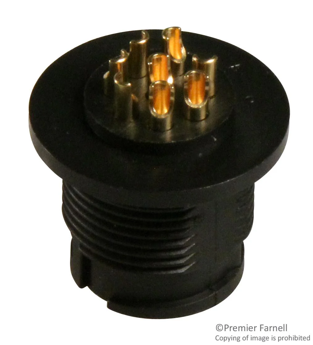SWITCHCRAFT/CONXALL 7282-8PG-300 Circular Connector Plug Size 20 8 Position Panel - Image 4