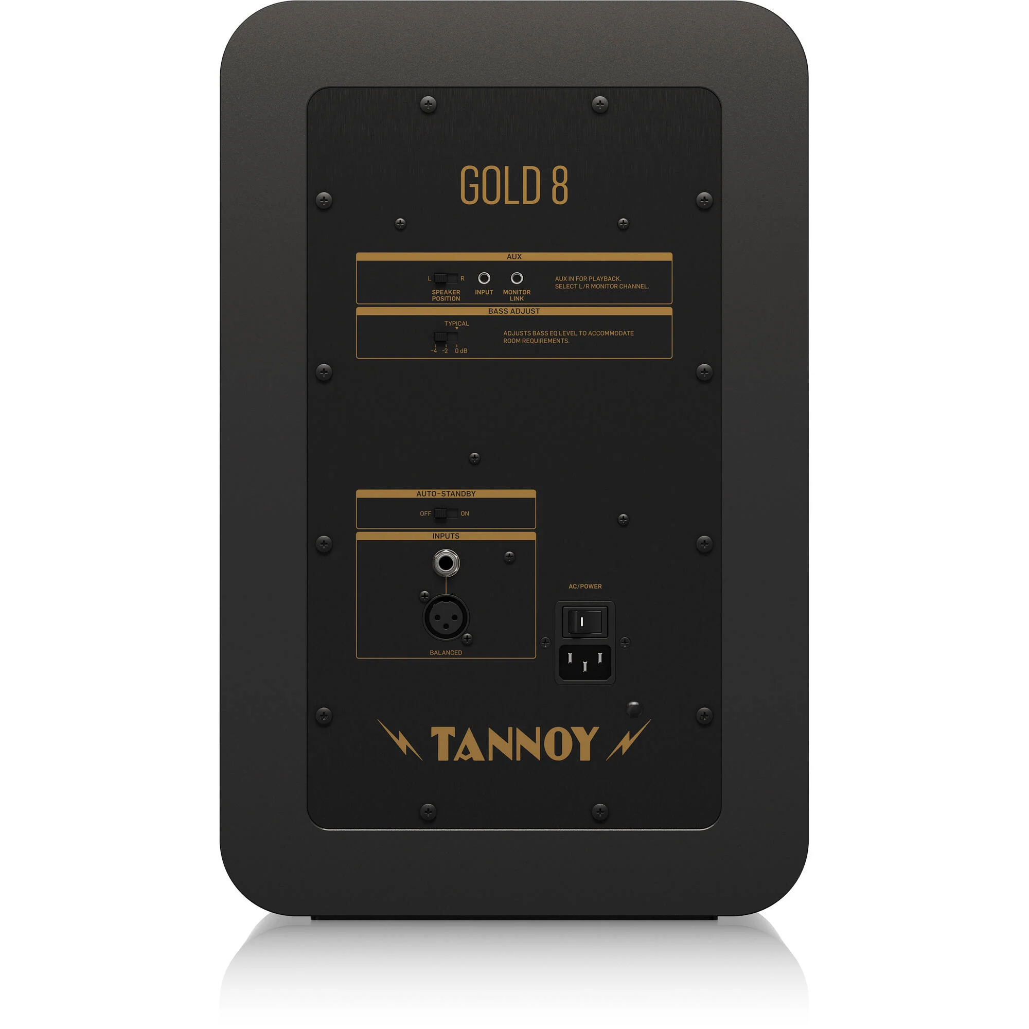 Tannoy GOLD 8 Dual Concentric 300W Bi-Amplified 8" Reference Monitor - Image 4