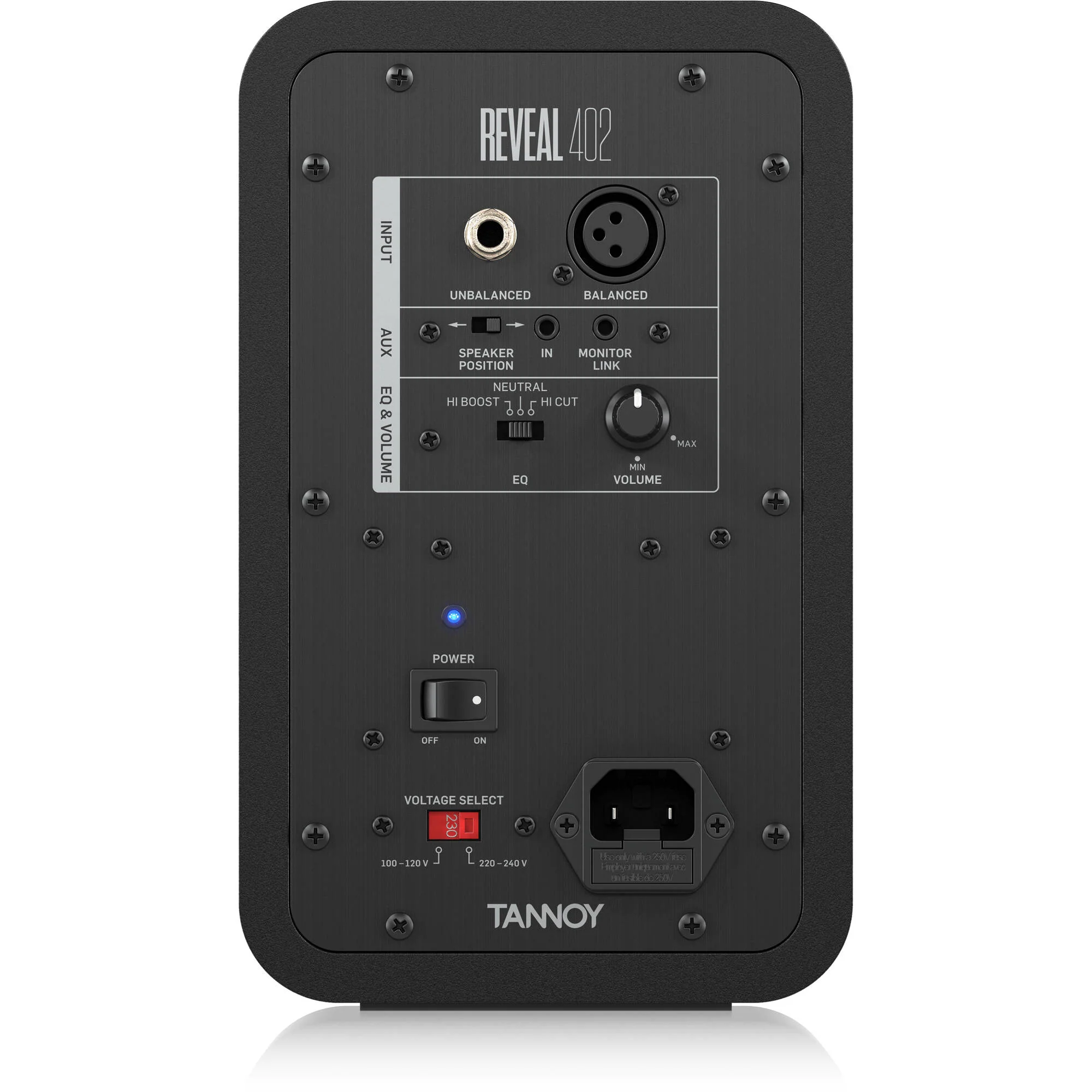 Tannoy REVEAL 402 70W 4" Bi-Amplified Studio Reference Monitor (Single) - Image 4