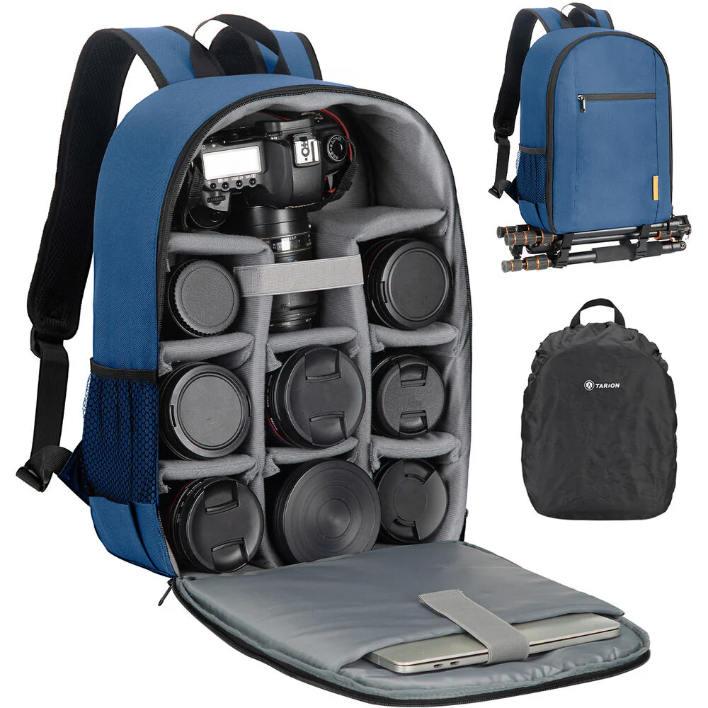 TARION TB-M Camera Backpack (Blue) - Image 3
