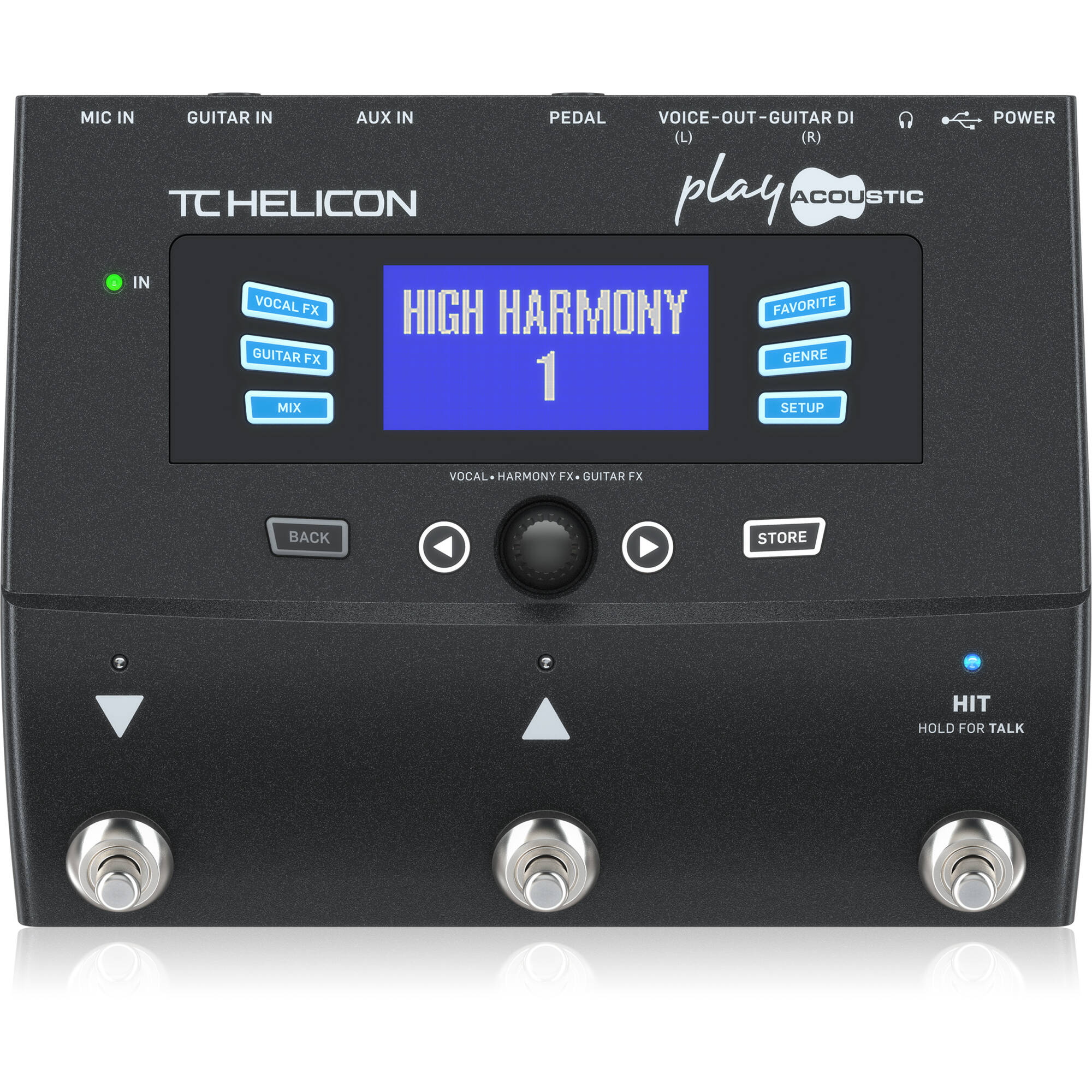 TC-Helicon Play Acoustic Vocal and Acoustic Guitar FX Pedal - Image 2