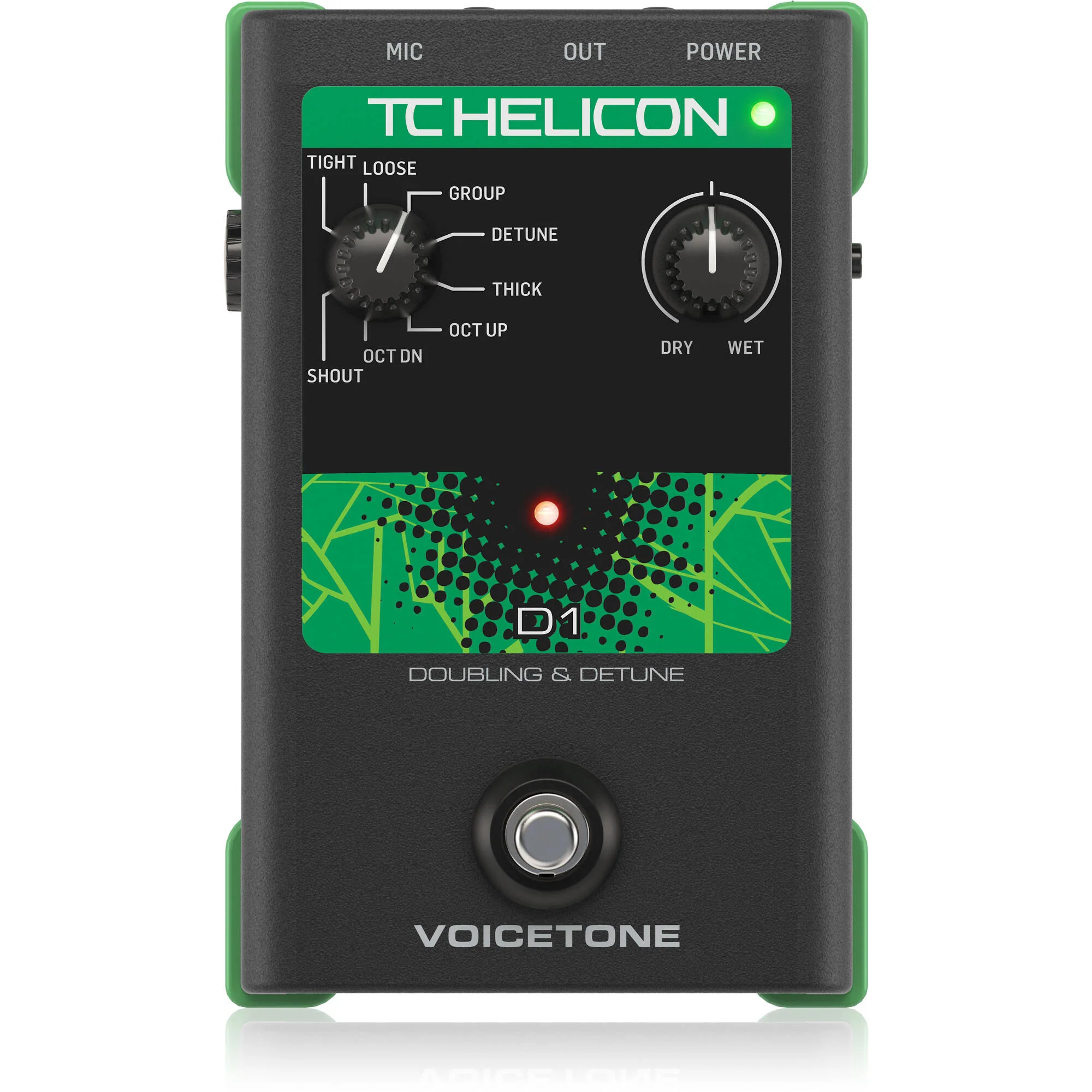 TC-Helicon VoiceTone D1 Vocal Doubler FX Pedal - Image 2