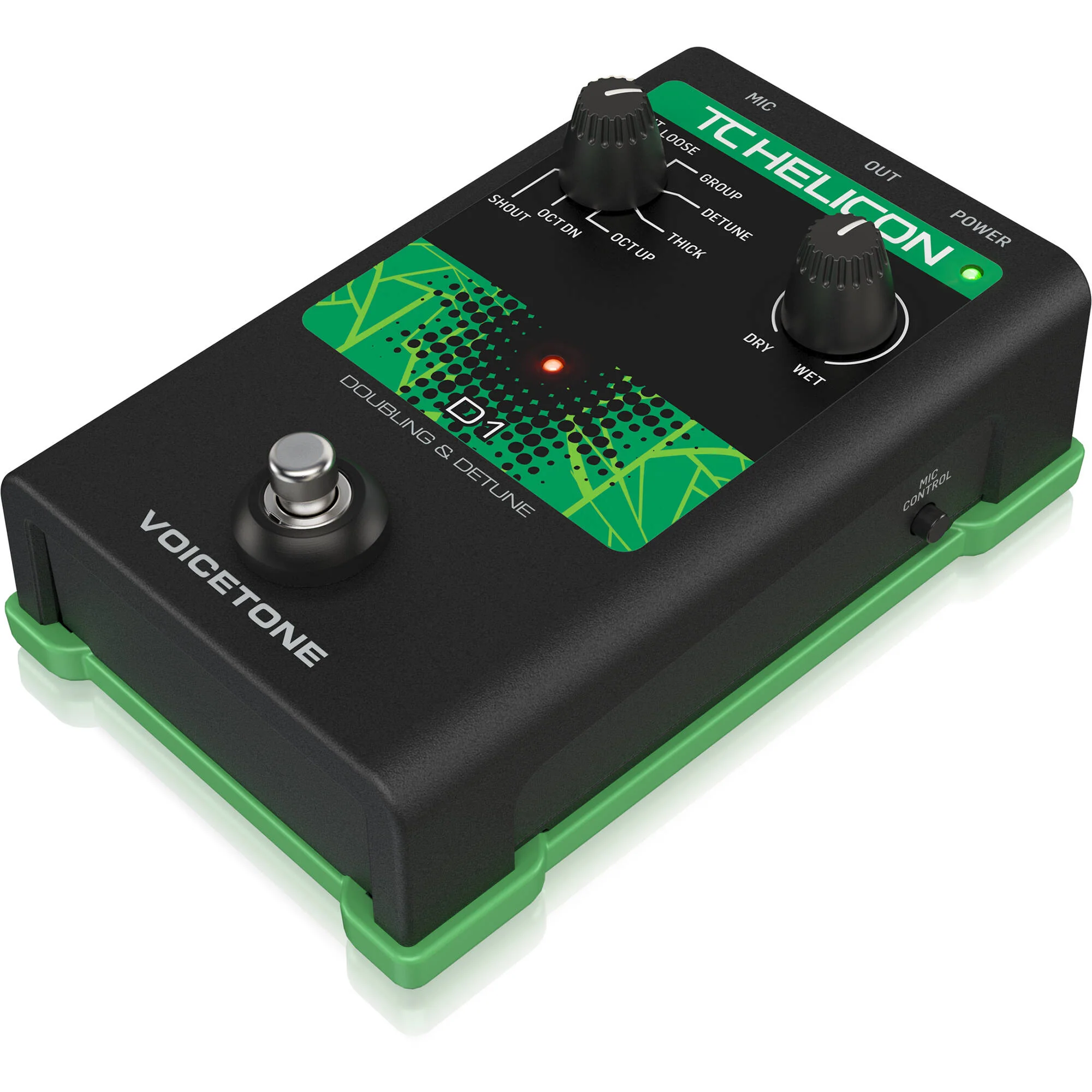 TC-Helicon VoiceTone D1 Vocal Doubler FX Pedal - Image 3