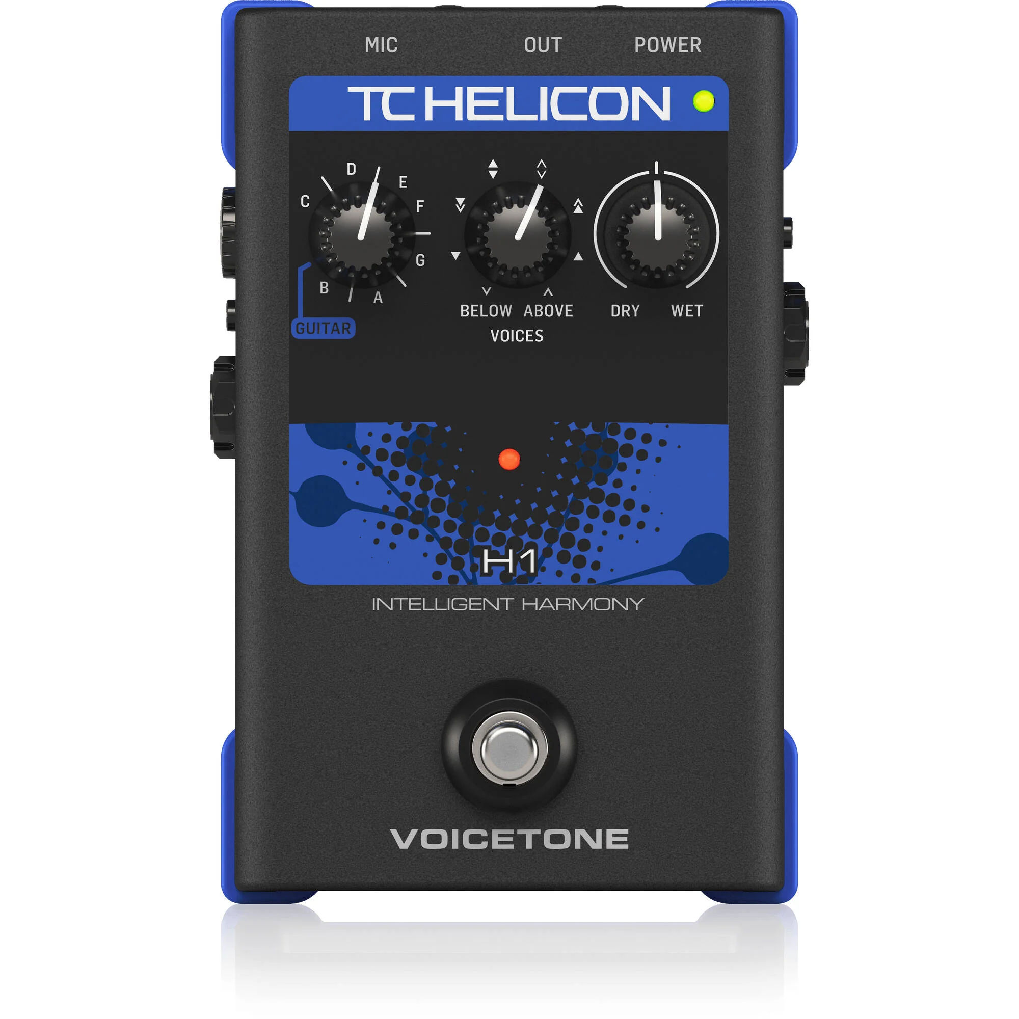 TC-Helicon VoiceTone H1 Vocal Harmony FX Pedal - Image 2