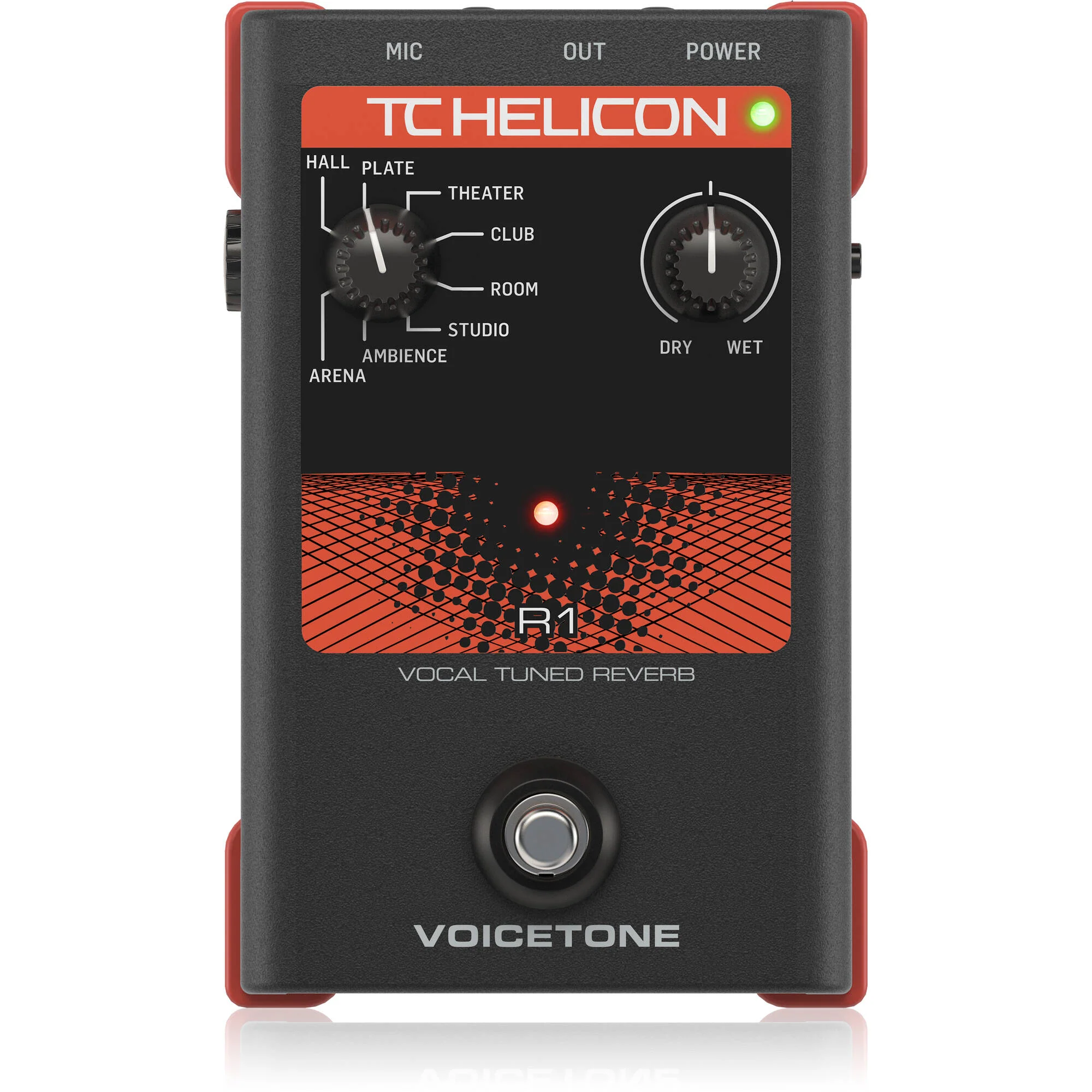 TC-Helicon VoiceTone R1 Vocal Reverb FX Pedal - Image 2
